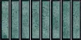 керамическая плитка El Barco Domino Verde Glossy 15x30