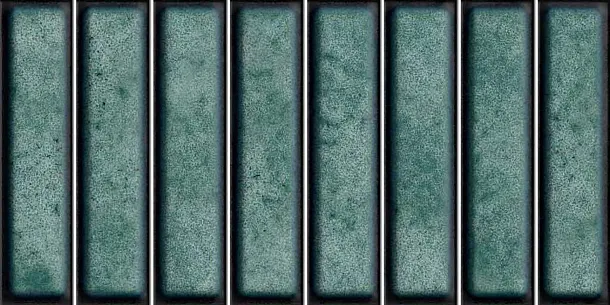 Фото керамическая плитка El Barco Domino Verde Glossy 15x30 Испания