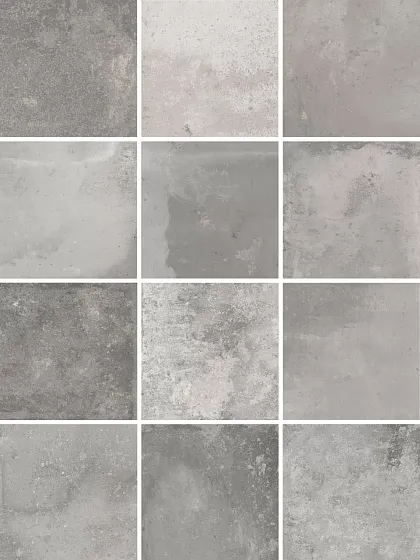 Фото керамическая плитка Спартель серый матовый 29,8х39,8x0,7 из 12 частей 9,8x9,8 (KM1010G0011N) Россия