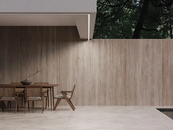 Фото Керамогранит Laminam LAMF012856 Zen Wood Shadow 3+ 1200x3000 Россия