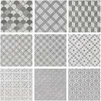 Фото Керамогранит SG1576N Карнаби-стрит орнамент серый 20х20