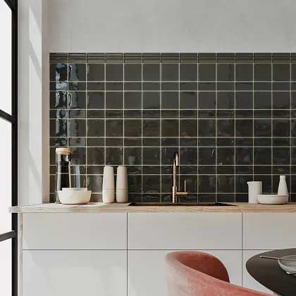 Плитка 126994 Fayenza Square Coral 12,5x12,5 для гостиной, для кухни, для ванной, для туалета, для прихожей Фото Плитка 126994 Fayenza Square Coral 12,5x12,5 Испания