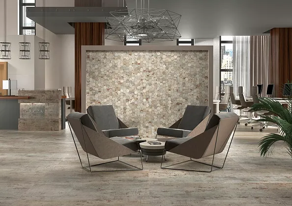 Фото Керамогранит Tau Ceramica Metal Seagreen 60*120 Испания