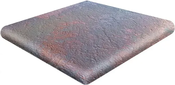 Фото Ступень Gres de Aragon 906867 Esquina Redonda Metal Red 33x33 Испания