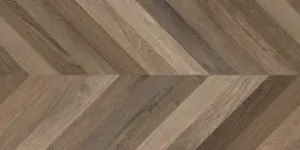 Фото Керамогранит Laparet Wood Latina Brown Chevron M Коричневый Матовый Карвинг 60Х120