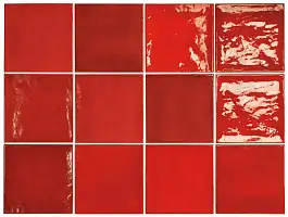 Фото Плитка Equipe 25592 Volcanic Red 13.2x13.2