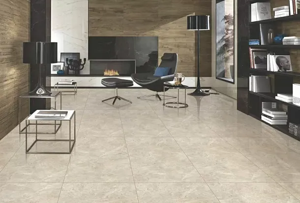 Фото Керамогранит Fabula Beige Polished 60х120 Индия