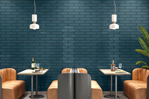 Фото Плитка Smile Tile Monte White 10x40 Индия