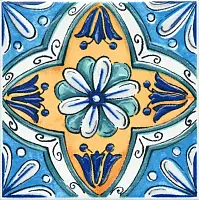 Фото Декор STG\A456\5232 Капри майолика 20х20