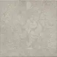Керамогранит Kerama Marazzi Хадду серый светлый матовый декорированный 40,2x40,2x0,8 (KM4040G0061N)