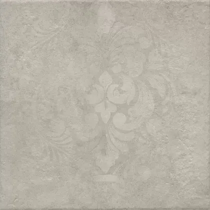Фото Керамогранит Kerama Marazzi Хадду серый светлый матовый декорированный 40,2x40,2x0,8 (KM4040G0061N) Россия