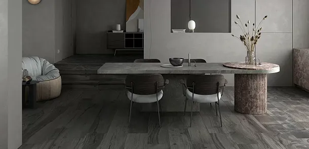 Фото Керамогранит J88441 Daring Greige 24x120 Италия