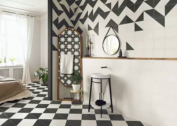 Фото Керамогранит Fired Star Black Mate 20x20 Испания