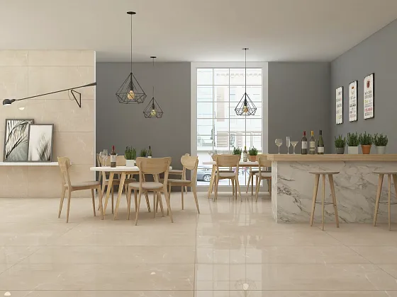 Фото Керамогранит Asia Statuario Regal Gold Glossy 60x120 Индия