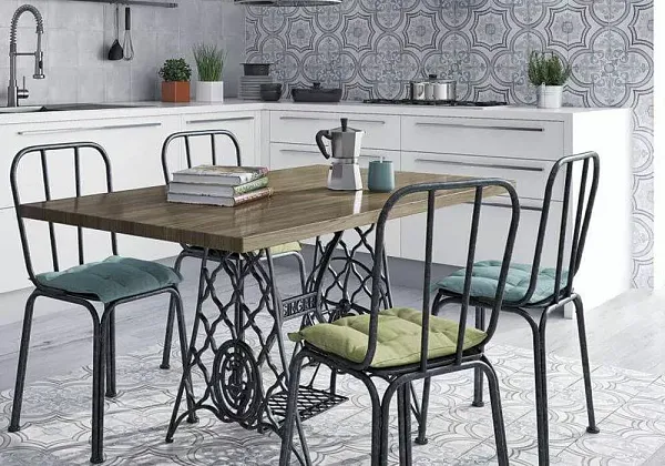 Фото Керамогранит Adobe Gales Decor Ivory Mate 20x20 Испания