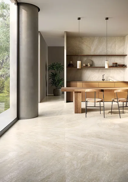 Фото Керамогранит Isla Tiles Oyster Beige Ret 60х120 Италия