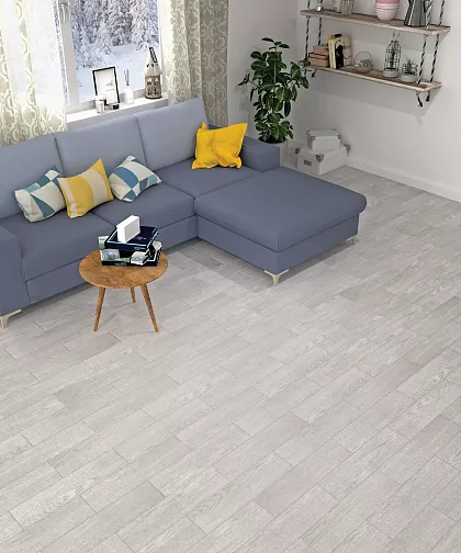 Фото Керамогранит Augusto светло-серый 14,7х59,4 Беларусь