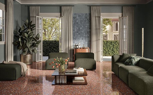 Фото Керамогранит Sant Agostino CSAGPLSK12 Glow Plus Sage Kry 120x120 Италия