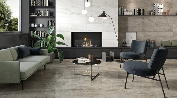 Фото Керамогранит Rondine Group J90925 Canova Calacatta Matt Rett 6mm 120x280 Италия