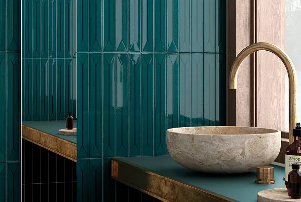 Фото Плитка 31147 Vitral Olive 5x40 (УТ-00037034) Испания