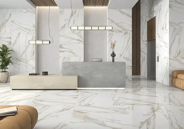 Фото Керамогранит Geotiles Icaro Gold Polished 120x120 Испания
