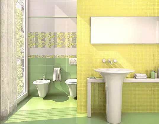 Фото Плитка 7083T Городские цветы серый 20*50 Россия