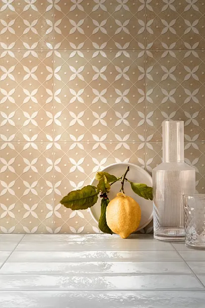 Фото Керамогранит RC8G Amuri Decoro Maiolica Tappeto 1 Glossy RT 20х20 (УТ-00036749) Италия