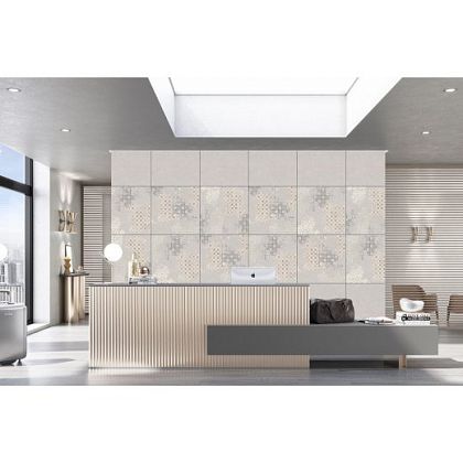 Фото Керамогранит Arenito Off White Decor 60х60 Индия