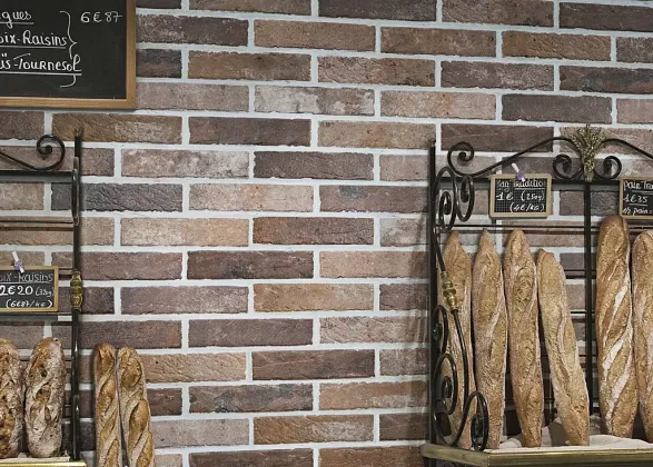 Фото Керамогранит J85884 TRIBECA MUD BRICK 6*25 Италия