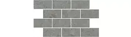Фото Kerama Marazzi Декор Чеппо ди Гре мозаичный серый тёмный матовый обрезной 34,6x20x0,9 (DD606120\MM)