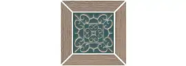 Фото Kerama Marazzi Декор Тровазо наборный бежевый тёмный матовый 13x13x0,9 (ID158)