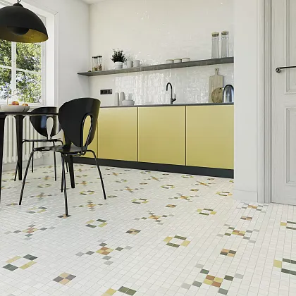 Плитка 126994 Fayenza Square Coral 12,5x12,5 для гостиной, для кухни, для ванной, для туалета, для прихожей Фото Плитка 126994 Fayenza Square Coral 12,5x12,5 Испания