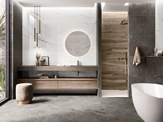 Фото Керамогранит Pamesa CR. Ardesia Noir Compactto rett 60x120 Испания
