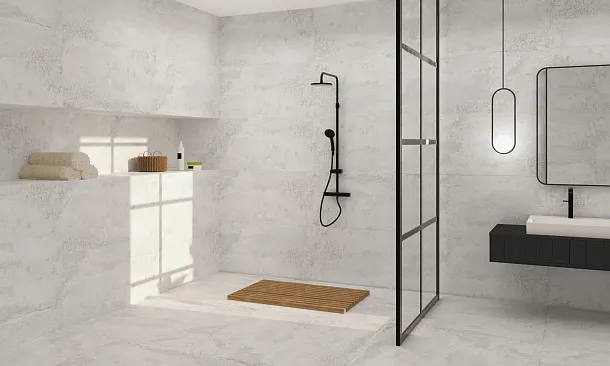 Фото Керамогранит Prissmacer Lab. Iron Grey Luxglass Rect 60x120 Испания