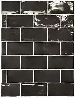 Фото Плитка Equipe 26906 Black 7.5x15