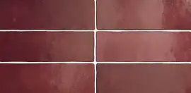 Фото Плитка Equipe 24967 MAGMA BURGUNDY 6,5X20