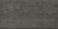 Ступень Paradyz Carrizo Basalt Stopnica Prosta Struktura Mat B1a 30x60
