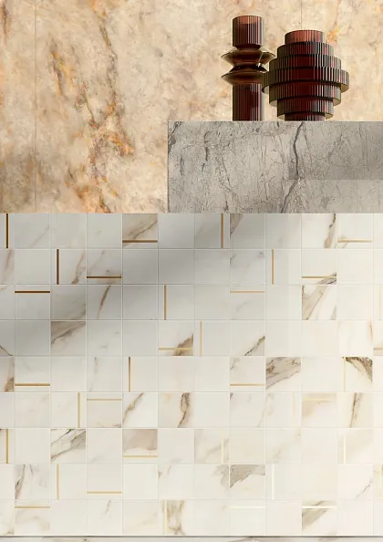 Фото Керамогранит Caesar AIAT Golden White Matt RT 60x120 Италия