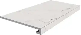 Фото Ступень Kerama Marazzi Монте Тиберио клееная бежевый светлый матовый 33x80x0,9 (SG850090R\GCF)