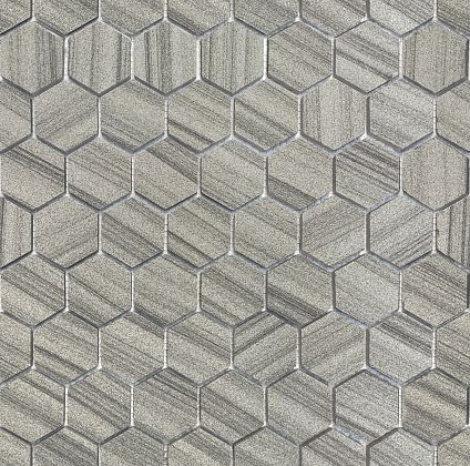 Фото Marmara Grey POL hex 23x40x6 Китай