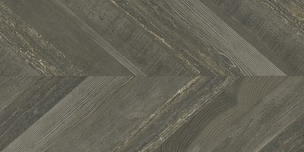 Фото Керамогранит Aparici Chevron Walnut Stamp 49,75x99,55 Испания