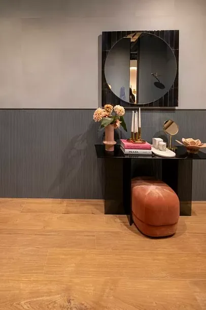 Фото Керамогранит FAP Ceramiche fTJ1 Plein Air Gold Chevron Matt 7,5x45 Италия
