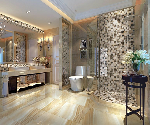 Фото Керамогранит Opel Brown Matt Carving 60х120 Индия