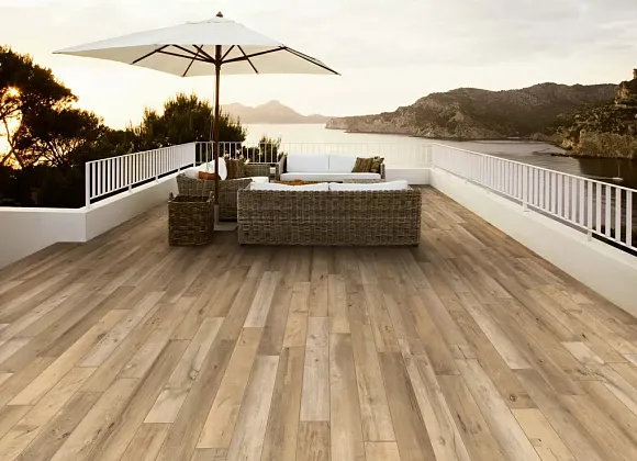 Фото Керамогранит J87751 Aspen Greige 15x100 Италия