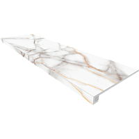 Фото Ступень комплект SM03 Supreme 33x120 неполированная с бортиком + Подступенок 14.5x120