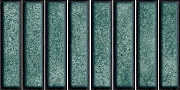 Фото керамическая плитка El Barco Domino Verde Glossy 15x30 Испания