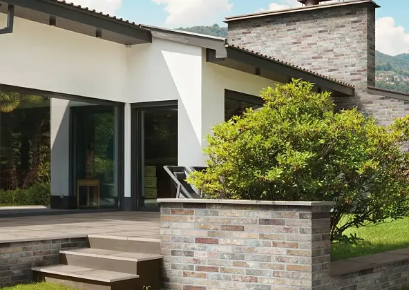 Фото Керамогранит J85884 TRIBECA MUD BRICK 6*25 Италия