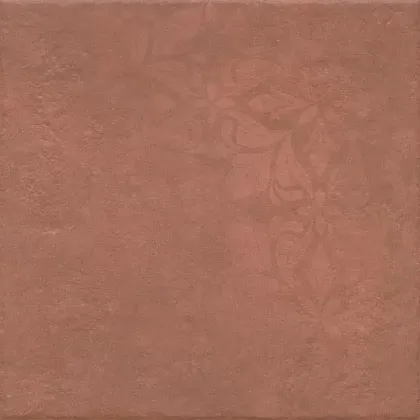 Фото Керамогранит Kerama Marazzi Хадду красный матовый декорированный 40,2x40,2x0,8 (KM4040G0071N) Россия