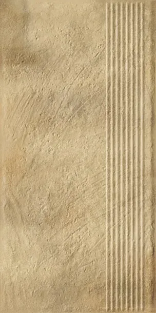 Фото Ступень Paradyz Eremite Sand Stopnica Prosta Struktura Mat B1a 30x60 Польша