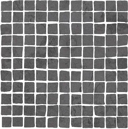 Фото Мозаика MBS001 Про Лаймстоун Спакко мозаичный серый тёмный матовый 20х20 Россия